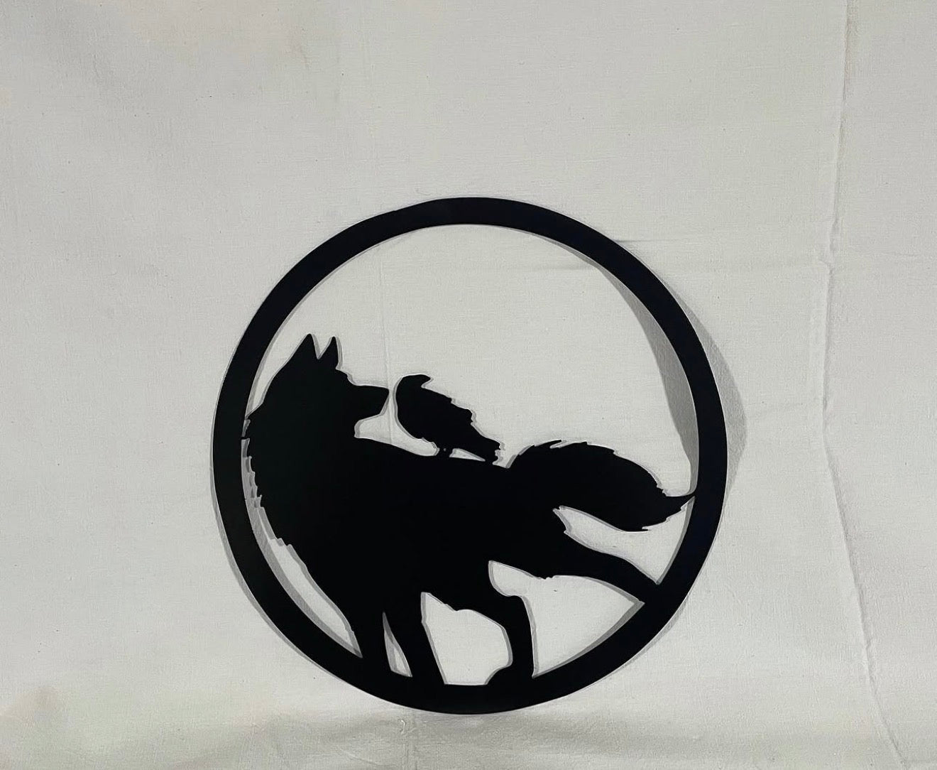 Loup et corbeau
